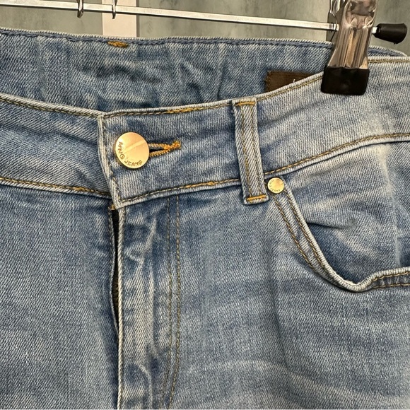 Mango London Skinny High Waist Jeans Light Blue Size EU 38 / US 6 - Picture 6 of 7